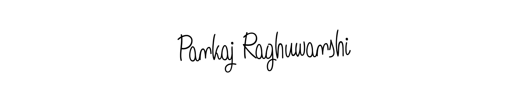 You should practise on your own different ways (Angelique-Rose-font-FFP) to write your name (Pankaj Raghuwanshi) in signature. don't let someone else do it for you. Pankaj Raghuwanshi signature style 5 images and pictures png