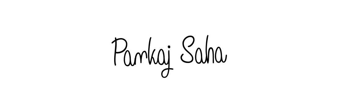 You should practise on your own different ways (Angelique-Rose-font-FFP) to write your name (Pankaj Saha) in signature. don't let someone else do it for you. Pankaj Saha signature style 5 images and pictures png