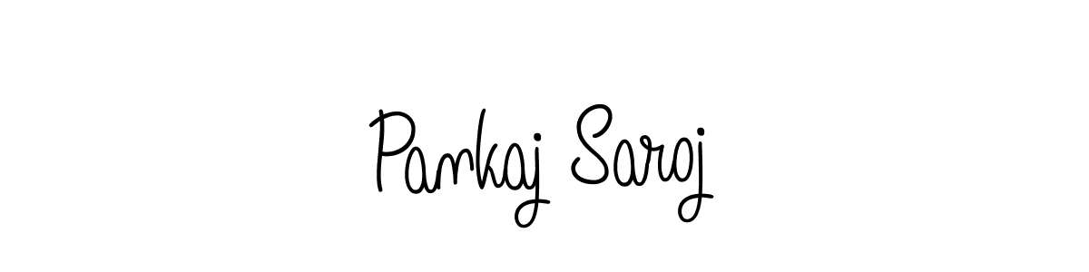 Also we have Pankaj Saroj name is the best signature style. Create professional handwritten signature collection using Angelique-Rose-font-FFP autograph style. Pankaj Saroj signature style 5 images and pictures png