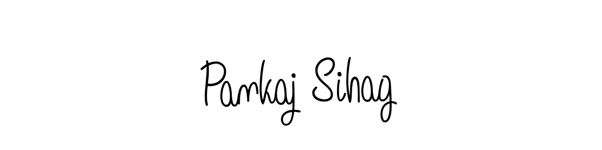 How to make Pankaj Sihag signature? Angelique-Rose-font-FFP is a professional autograph style. Create handwritten signature for Pankaj Sihag name. Pankaj Sihag signature style 5 images and pictures png
