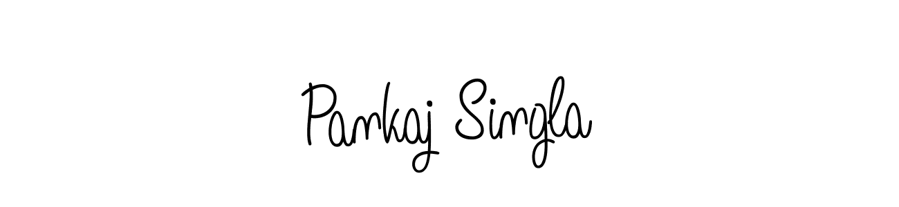 Also we have Pankaj Singla name is the best signature style. Create professional handwritten signature collection using Angelique-Rose-font-FFP autograph style. Pankaj Singla signature style 5 images and pictures png