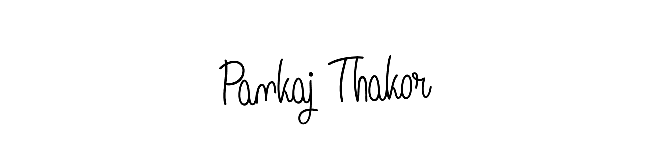 How to make Pankaj Thakor signature? Angelique-Rose-font-FFP is a professional autograph style. Create handwritten signature for Pankaj Thakor name. Pankaj Thakor signature style 5 images and pictures png