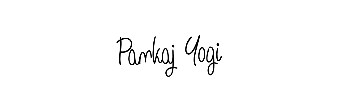 Create a beautiful signature design for name Pankaj Yogi. With this signature (Angelique-Rose-font-FFP) fonts, you can make a handwritten signature for free. Pankaj Yogi signature style 5 images and pictures png