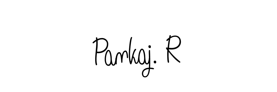 How to make Pankaj. R name signature. Use Angelique-Rose-font-FFP style for creating short signs online. This is the latest handwritten sign. Pankaj. R signature style 5 images and pictures png