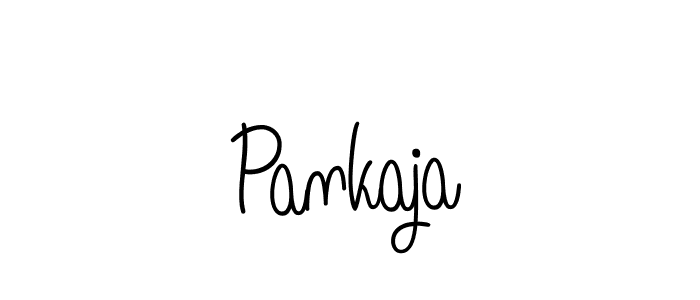 Create a beautiful signature design for name Pankaja. With this signature (Angelique-Rose-font-FFP) fonts, you can make a handwritten signature for free. Pankaja signature style 5 images and pictures png