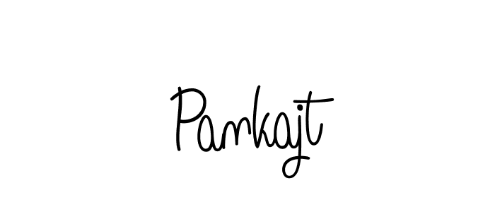 How to make Pankajt name signature. Use Angelique-Rose-font-FFP style for creating short signs online. This is the latest handwritten sign. Pankajt signature style 5 images and pictures png