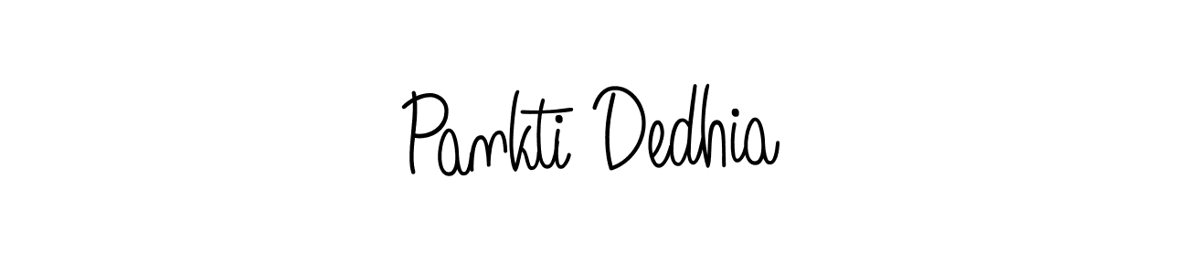 Make a short Pankti Dedhia signature style. Manage your documents anywhere anytime using Angelique-Rose-font-FFP. Create and add eSignatures, submit forms, share and send files easily. Pankti Dedhia signature style 5 images and pictures png