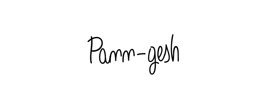 How to Draw Pann-gesh signature style? Angelique-Rose-font-FFP is a latest design signature styles for name Pann-gesh. Pann-gesh signature style 5 images and pictures png