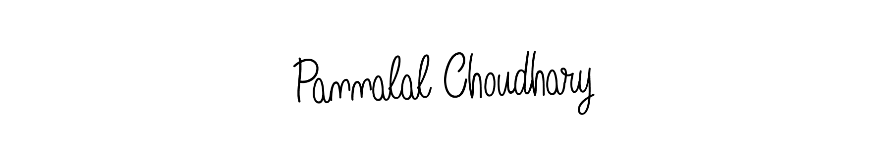 How to make Pannalal Choudhary signature? Angelique-Rose-font-FFP is a professional autograph style. Create handwritten signature for Pannalal Choudhary name. Pannalal Choudhary signature style 5 images and pictures png