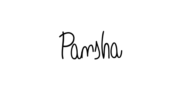 How to Draw Pansha signature style? Angelique-Rose-font-FFP is a latest design signature styles for name Pansha. Pansha signature style 5 images and pictures png