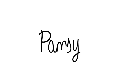 How to make Pansy signature? Angelique-Rose-font-FFP is a professional autograph style. Create handwritten signature for Pansy name. Pansy signature style 5 images and pictures png