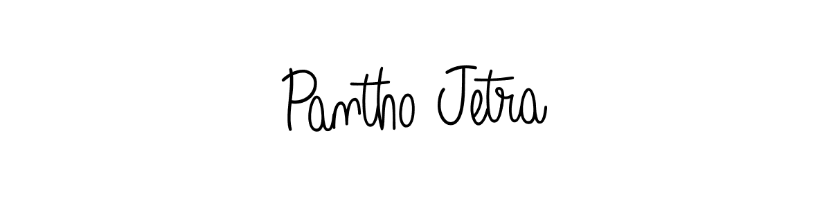 Pantho Jetra stylish signature style. Best Handwritten Sign (Angelique-Rose-font-FFP) for my name. Handwritten Signature Collection Ideas for my name Pantho Jetra. Pantho Jetra signature style 5 images and pictures png