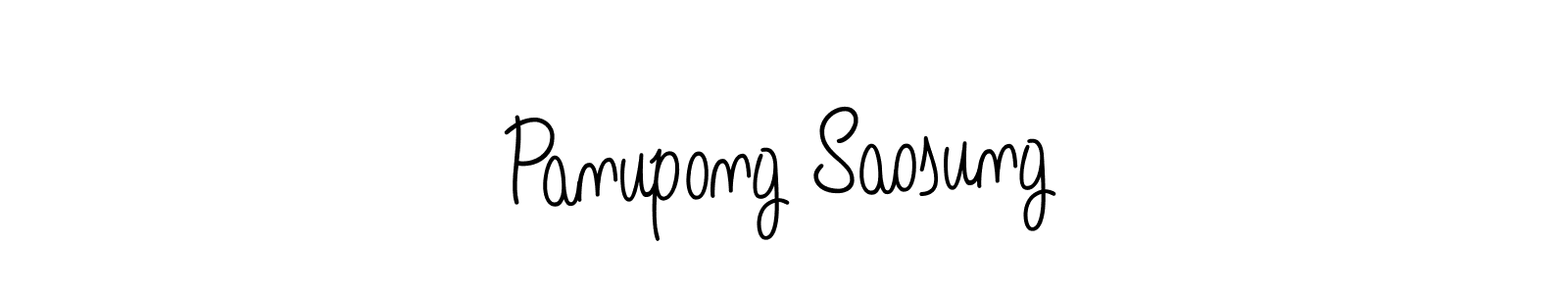 How to make Panupong Saosung signature? Angelique-Rose-font-FFP is a professional autograph style. Create handwritten signature for Panupong Saosung name. Panupong Saosung signature style 5 images and pictures png