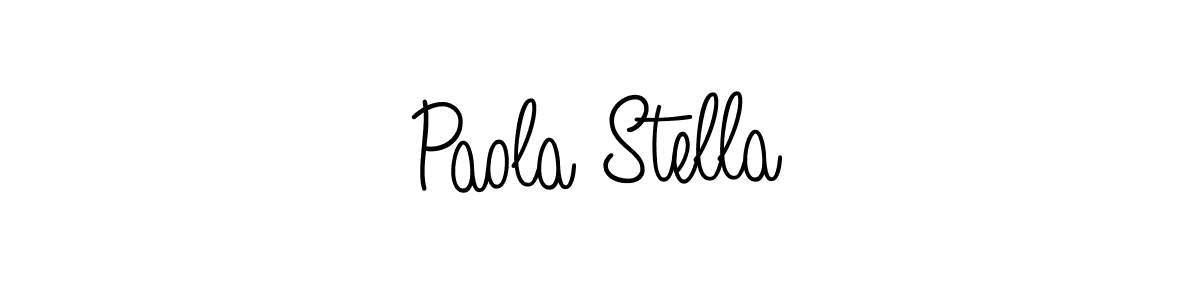 Also You can easily find your signature by using the search form. We will create Paola Stella name handwritten signature images for you free of cost using Angelique-Rose-font-FFP sign style. Paola Stella signature style 5 images and pictures png
