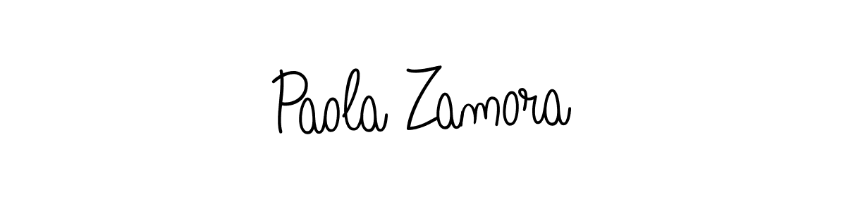 if you are searching for the best signature style for your name Paola Zamora. so please give up your signature search. here we have designed multiple signature styles  using Angelique-Rose-font-FFP. Paola Zamora signature style 5 images and pictures png