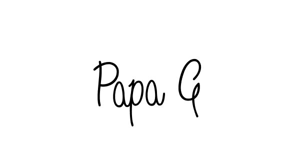 Best and Professional Signature Style for Papa G. Angelique-Rose-font-FFP Best Signature Style Collection. Papa G signature style 5 images and pictures png