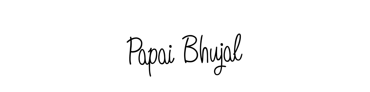 Best and Professional Signature Style for Papai Bhujal. Angelique-Rose-font-FFP Best Signature Style Collection. Papai Bhujal signature style 5 images and pictures png