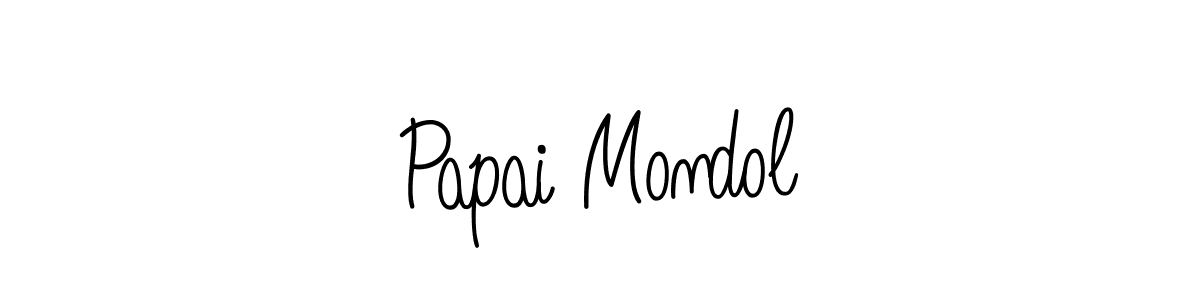 How to Draw Papai Mondol signature style? Angelique-Rose-font-FFP is a latest design signature styles for name Papai Mondol. Papai Mondol signature style 5 images and pictures png