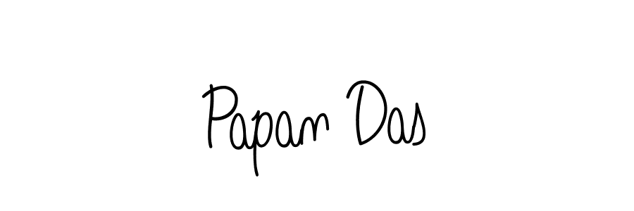 Design your own signature with our free online signature maker. With this signature software, you can create a handwritten (Angelique-Rose-font-FFP) signature for name Papan Das. Papan Das signature style 5 images and pictures png