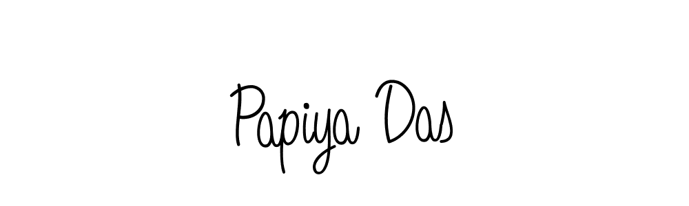 Create a beautiful signature design for name Papiya Das. With this signature (Angelique-Rose-font-FFP) fonts, you can make a handwritten signature for free. Papiya Das signature style 5 images and pictures png