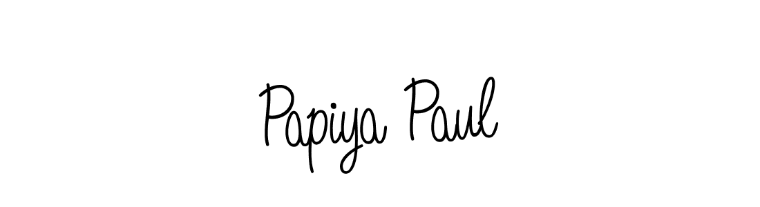 Similarly Angelique-Rose-font-FFP is the best handwritten signature design. Signature creator online .You can use it as an online autograph creator for name Papiya Paul. Papiya Paul signature style 5 images and pictures png