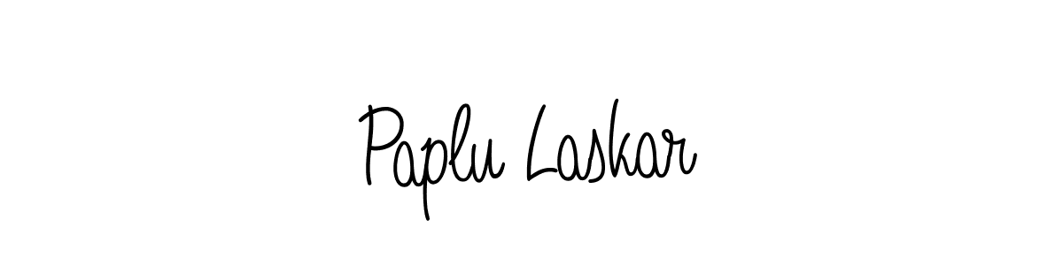 How to Draw Paplu Laskar signature style? Angelique-Rose-font-FFP is a latest design signature styles for name Paplu Laskar. Paplu Laskar signature style 5 images and pictures png