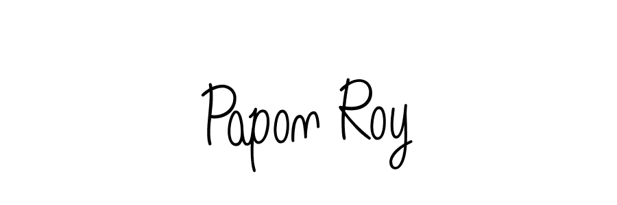It looks lik you need a new signature style for name Papon Roy. Design unique handwritten (Angelique-Rose-font-FFP) signature with our free signature maker in just a few clicks. Papon Roy signature style 5 images and pictures png