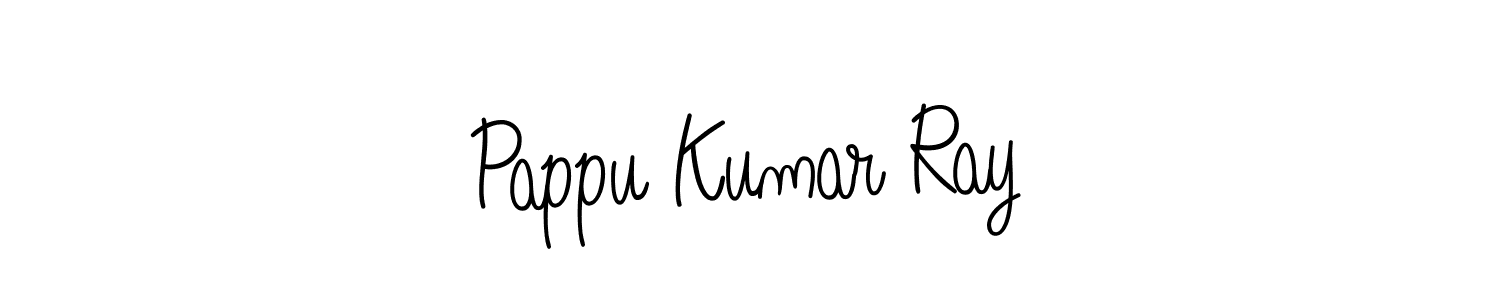 Design your own signature with our free online signature maker. With this signature software, you can create a handwritten (Angelique-Rose-font-FFP) signature for name Pappu Kumar Ray. Pappu Kumar Ray signature style 5 images and pictures png