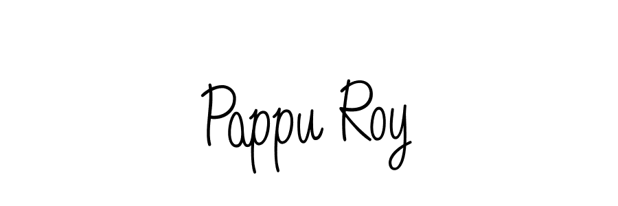 The best way (Angelique-Rose-font-FFP) to make a short signature is to pick only two or three words in your name. The name Pappu Roy include a total of six letters. For converting this name. Pappu Roy signature style 5 images and pictures png