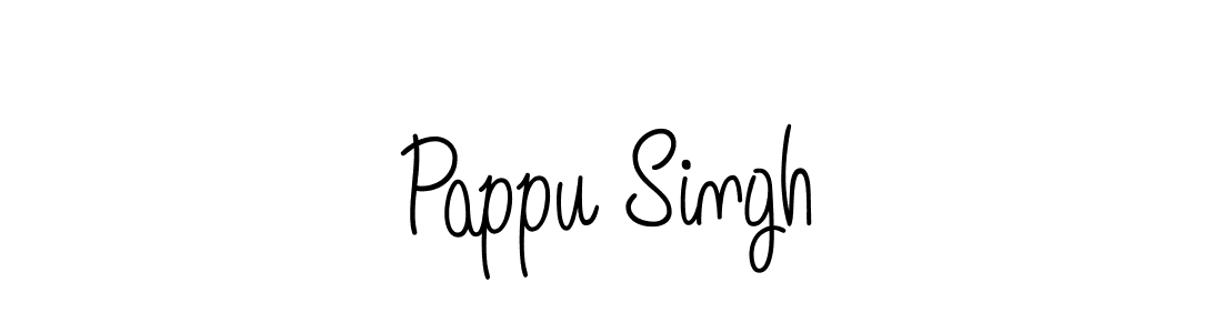 Use a signature maker to create a handwritten signature online. With this signature software, you can design (Angelique-Rose-font-FFP) your own signature for name Pappu Singh. Pappu Singh signature style 5 images and pictures png