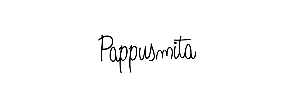 Design your own signature with our free online signature maker. With this signature software, you can create a handwritten (Angelique-Rose-font-FFP) signature for name Pappusmita. Pappusmita signature style 5 images and pictures png