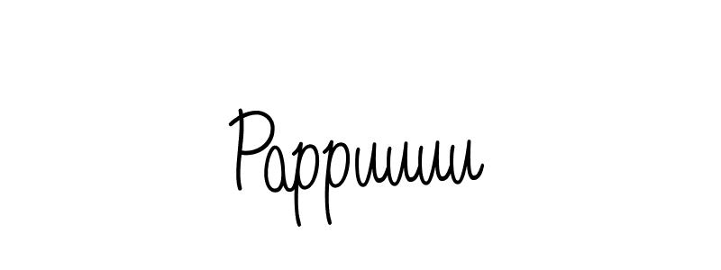 You should practise on your own different ways (Angelique-Rose-font-FFP) to write your name (Pappuuuu) in signature. don't let someone else do it for you. Pappuuuu signature style 5 images and pictures png