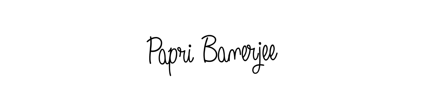 How to Draw Papri Banerjee signature style? Angelique-Rose-font-FFP is a latest design signature styles for name Papri Banerjee. Papri Banerjee signature style 5 images and pictures png