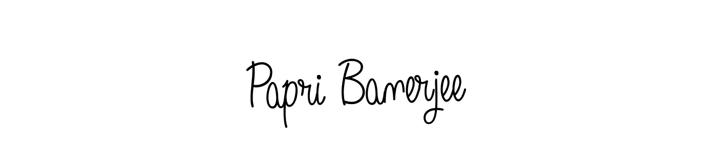 Once you've used our free online signature maker to create your best signature Angelique-Rose-font-FFP style, it's time to enjoy all of the benefits that Papri Banerjee name signing documents. Papri Banerjee signature style 5 images and pictures png