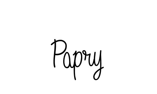 Create a beautiful signature design for name Papry. With this signature (Angelique-Rose-font-FFP) fonts, you can make a handwritten signature for free. Papry signature style 5 images and pictures png