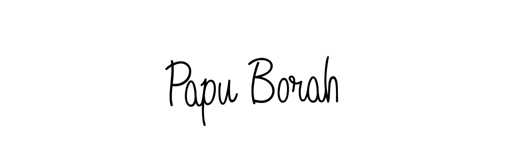Make a beautiful signature design for name Papu Borah. Use this online signature maker to create a handwritten signature for free. Papu Borah signature style 5 images and pictures png