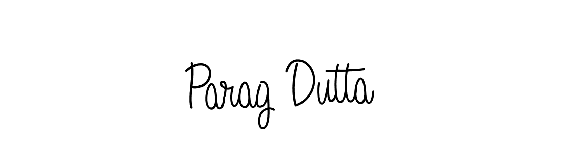 How to make Parag Dutta signature? Angelique-Rose-font-FFP is a professional autograph style. Create handwritten signature for Parag Dutta name. Parag Dutta signature style 5 images and pictures png