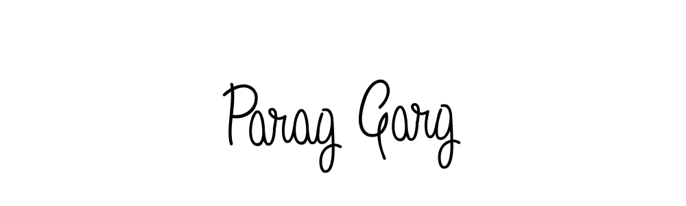 Make a beautiful signature design for name Parag Garg. With this signature (Angelique-Rose-font-FFP) style, you can create a handwritten signature for free. Parag Garg signature style 5 images and pictures png