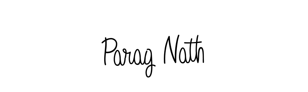 Design your own signature with our free online signature maker. With this signature software, you can create a handwritten (Angelique-Rose-font-FFP) signature for name Parag Nath. Parag Nath signature style 5 images and pictures png