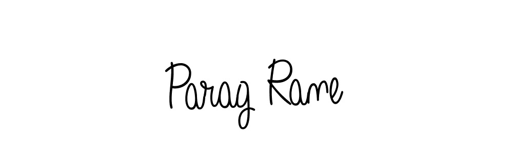 Make a beautiful signature design for name Parag Rane. With this signature (Angelique-Rose-font-FFP) style, you can create a handwritten signature for free. Parag Rane signature style 5 images and pictures png