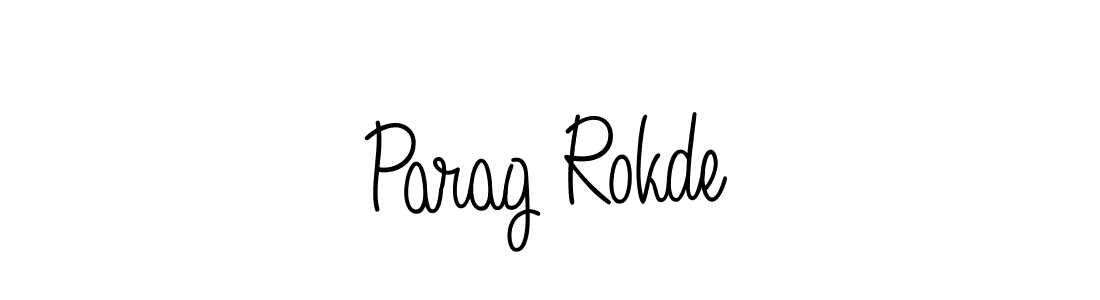 You can use this online signature creator to create a handwritten signature for the name Parag Rokde. This is the best online autograph maker. Parag Rokde signature style 5 images and pictures png