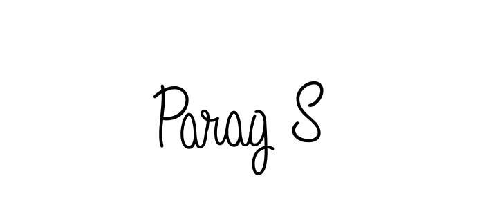 Similarly Angelique-Rose-font-FFP is the best handwritten signature design. Signature creator online .You can use it as an online autograph creator for name Parag S. Parag S signature style 5 images and pictures png