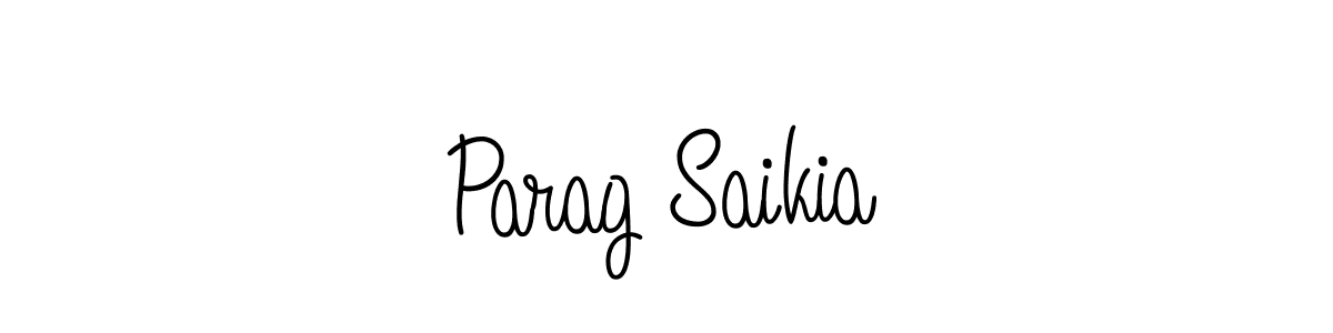 Make a beautiful signature design for name Parag Saikia. Use this online signature maker to create a handwritten signature for free. Parag Saikia signature style 5 images and pictures png