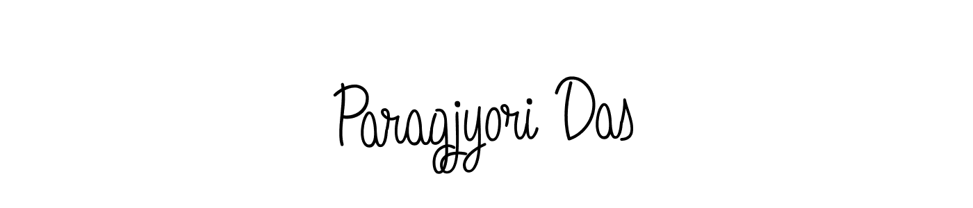 How to make Paragjyori Das signature? Angelique-Rose-font-FFP is a professional autograph style. Create handwritten signature for Paragjyori Das name. Paragjyori Das signature style 5 images and pictures png