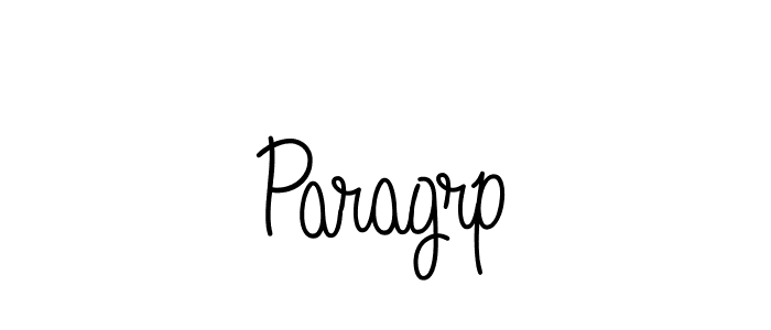 How to make Paragrp name signature. Use Angelique-Rose-font-FFP style for creating short signs online. This is the latest handwritten sign. Paragrp signature style 5 images and pictures png