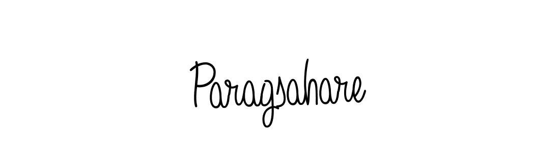 Create a beautiful signature design for name Paragsahare. With this signature (Angelique-Rose-font-FFP) fonts, you can make a handwritten signature for free. Paragsahare signature style 5 images and pictures png