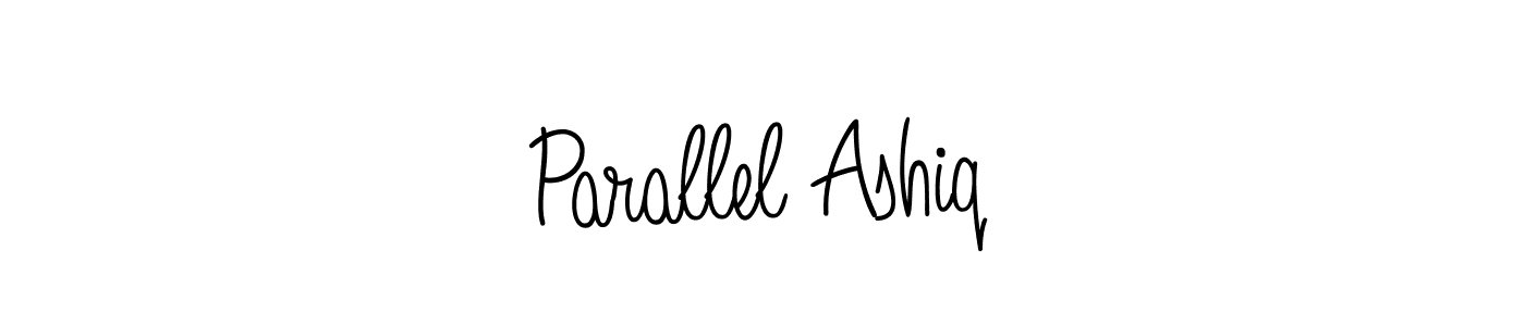 The best way (Angelique-Rose-font-FFP) to make a short signature is to pick only two or three words in your name. The name Parallel Ashiq include a total of six letters. For converting this name. Parallel Ashiq signature style 5 images and pictures png