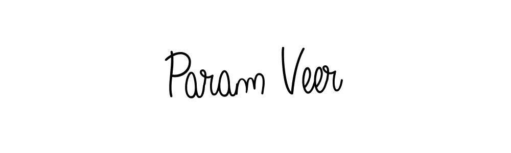 How to make Param Veer signature? Angelique-Rose-font-FFP is a professional autograph style. Create handwritten signature for Param Veer name. Param Veer signature style 5 images and pictures png