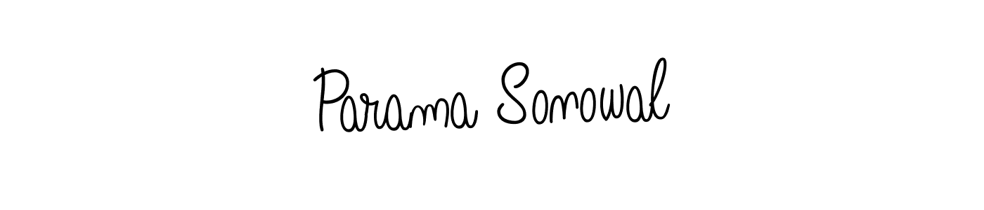 It looks lik you need a new signature style for name Parama Sonowal. Design unique handwritten (Angelique-Rose-font-FFP) signature with our free signature maker in just a few clicks. Parama Sonowal signature style 5 images and pictures png