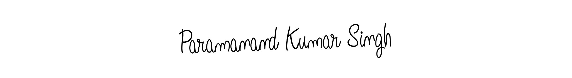 Design your own signature with our free online signature maker. With this signature software, you can create a handwritten (Angelique-Rose-font-FFP) signature for name Paramanand Kumar Singh. Paramanand Kumar Singh signature style 5 images and pictures png